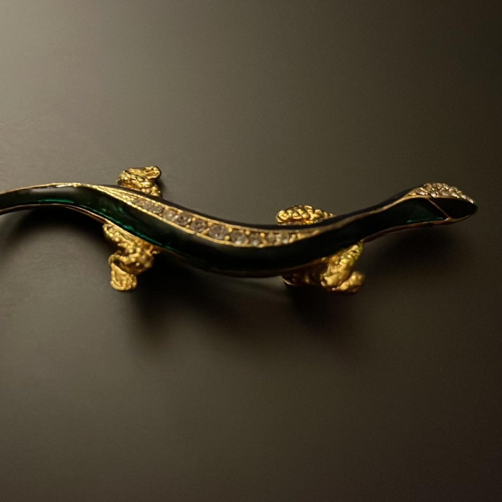 Lizard Brooch